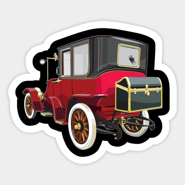 Titanic Car Sticker by MindsparkCreative